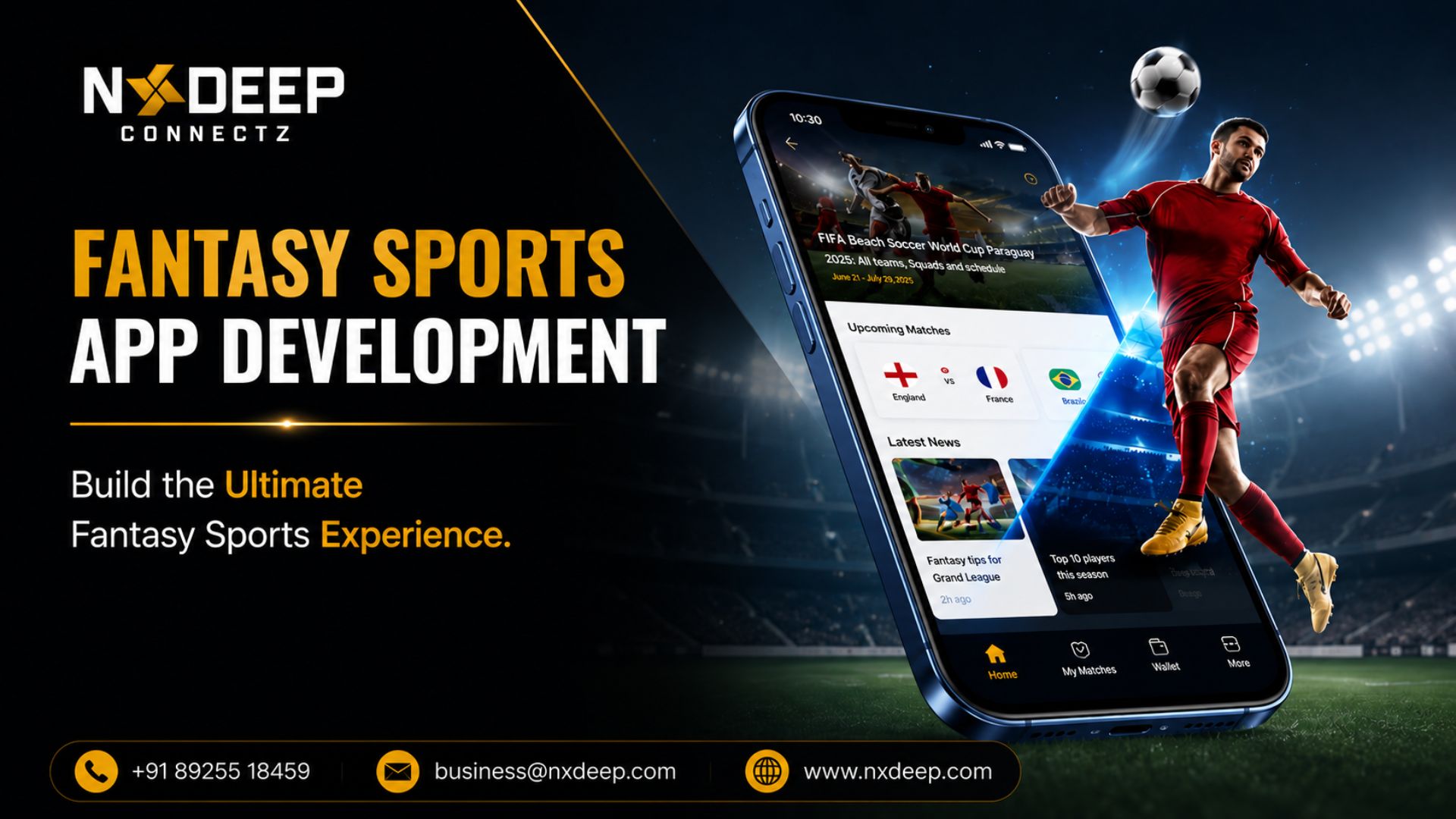 Fantasy Sports App Development - NxDeep Connectz